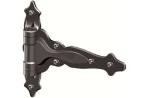 D&D TECHNOLOGIES Truclose Sprung Decorative Hinge 25kg Black (Per PAIR)