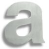 Letter Conc Fix 89mm 'A' Stainless Steel (Per EACH)