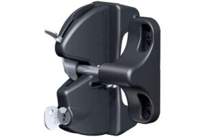 D&D TECHNOLOGIES Lokklatch Locking Gate Latch Black (Per EACH)