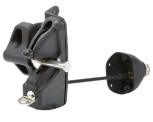 D&D TECHNOLOGIES Lokklatch Deluxe Gate Latch Black (Per EACH)