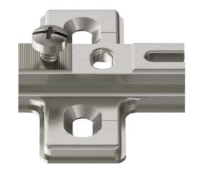 HAFELE 311.51.802 Metalla Mount Plate 2mm Slide On Countersunk (Per EACH)